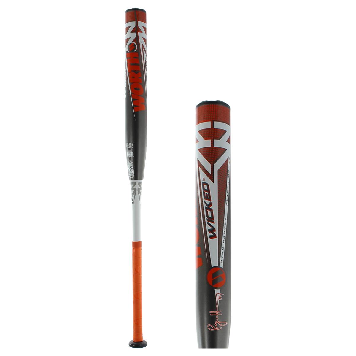 2019 Worth Wicked 13.5" XL USSSA Slow Pitch Softball Bat: WKRHMU